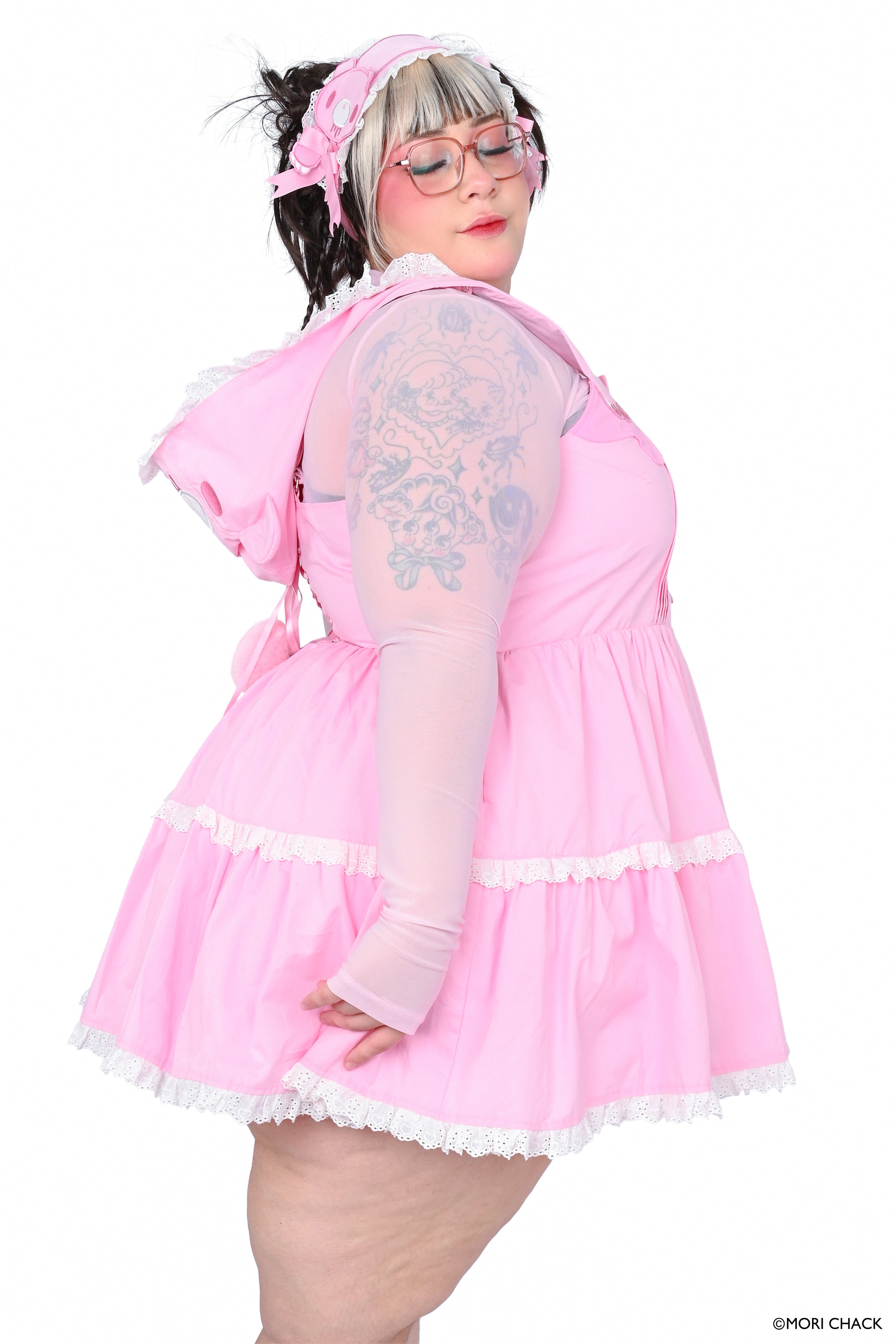 Gloomy Bear x My Violet  - Gloomy Hooded Jumperskirt